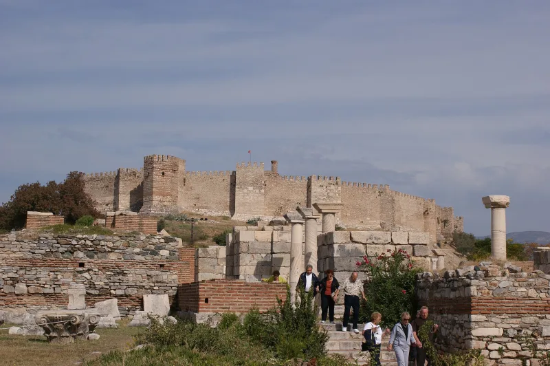 Ayasuluk Hill — the Basilica of St. John and the fortress near Ephesus