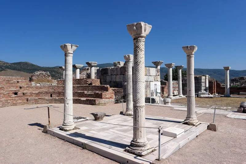 Ayasuluk Hill — the Basilica of St. John and the fortress near Ephesus