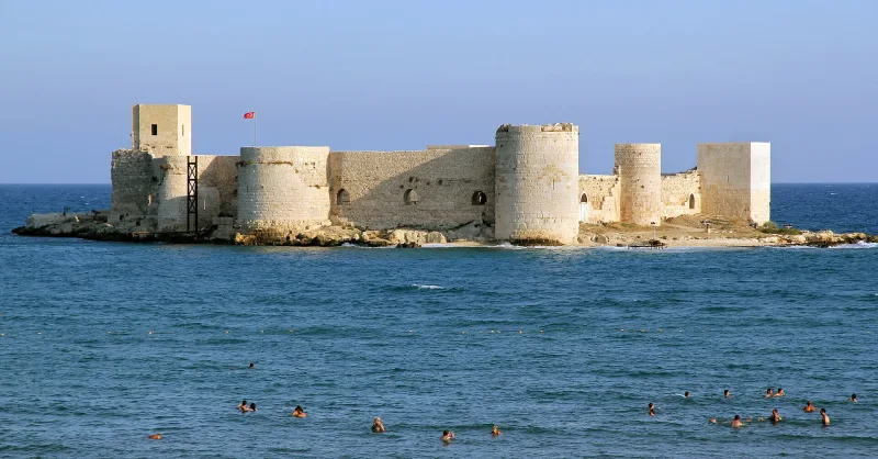 Corycus (Kızkalesi) — two castles on the shore and in the sea of Cilicia