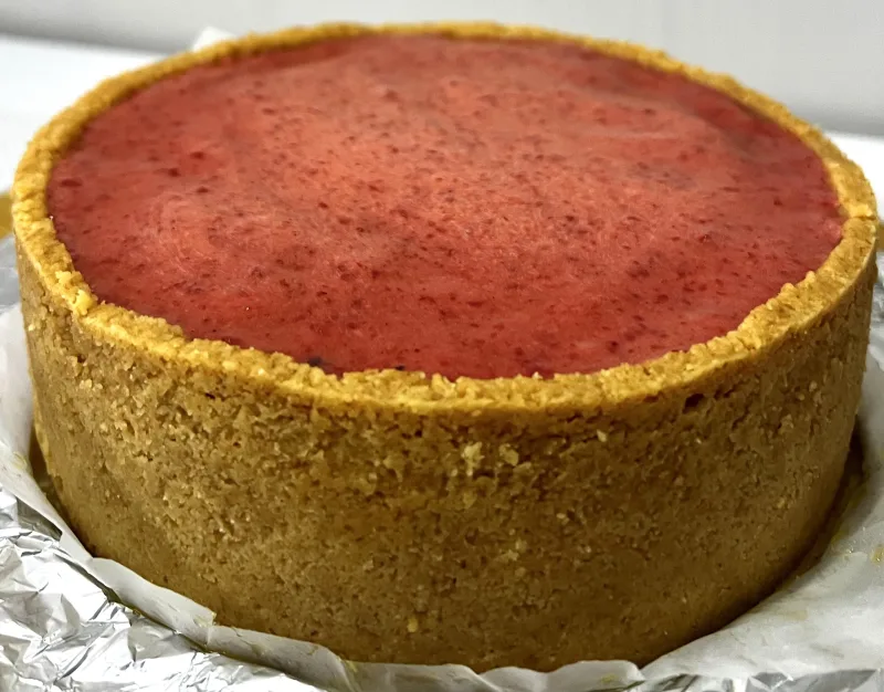 Gâteau au fromage à la fraise 