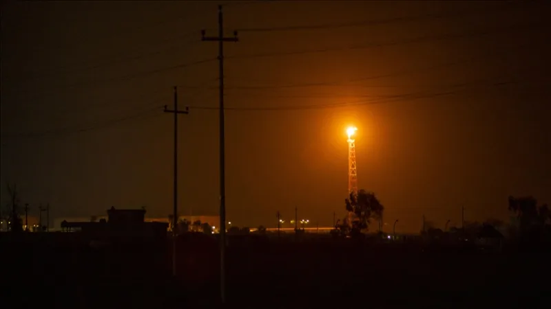 Une attaque de drone contre des dépôts de pétrole dans le sud de l'Irak