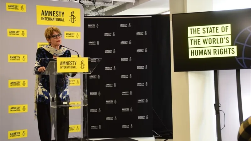 Генералният секретар на „Амнести Интернешънъл“ Каламард заяви, че някои държави подкопават основите на правата на човека