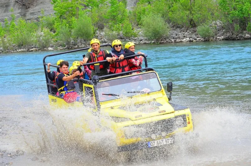 4'ü 1 arada Adrenalin Dolu Macera: Rafting, Jeep Safari, ATV Safari, Zipline