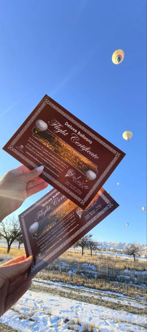 Deluxe Balloons ile Göreme'de sıcak hava balonu turu