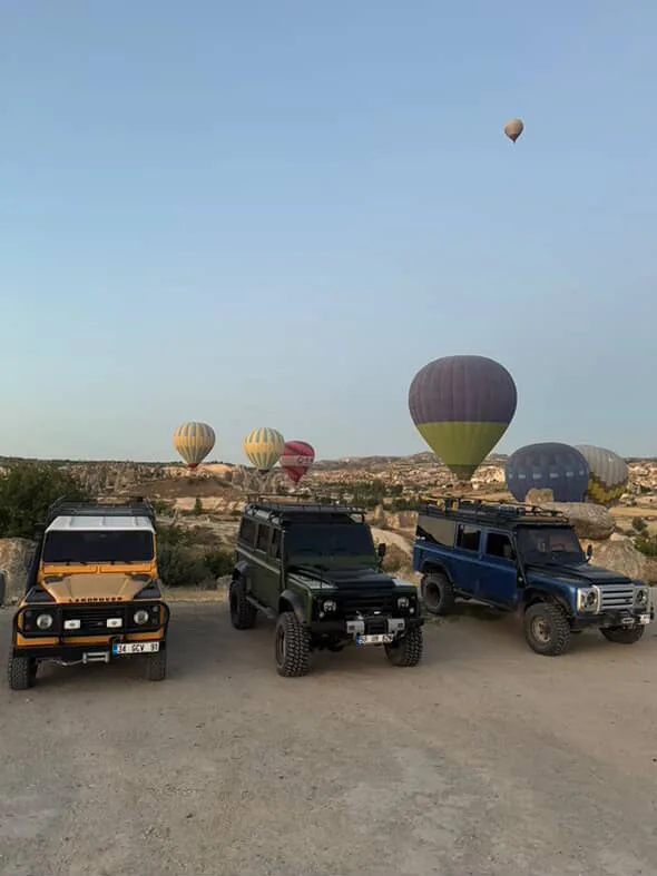 Kapadokya'da jeep safarisi